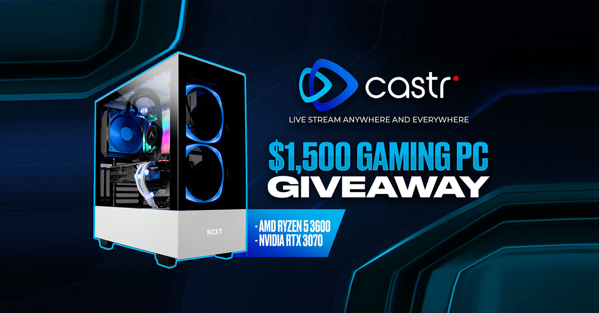 Castr 2021 New Year Giveaway: $1,500 Gaming PC. Enter Now!